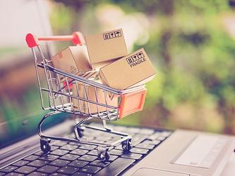 Trolley on a laptop